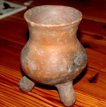 Parker Island Tripod Pottery Vessel