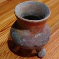 Parker Island Tripod Pottery Vessel