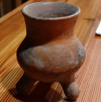 Parker Island Tripod Pottery Vessel